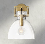 MACHINIST GLASS CLOCHE SCONCE 8", 10"-wall sconce-Manorlights