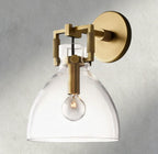 MACHINIST GLASS CLOCHE SCONCE 8", 10"-wall sconce-Manorlights