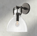 MACHINIST GLASS CLOCHE SCONCE 8", 10"-wall sconce-Manorlights