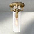 MACHINIST GLASS CYLINDER FLUSHMOUNT-Flush Mount-Manorlights