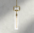 Machinist Glass Cylinder Pendant 12", 22"-pendant light-Manorlights