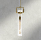 Machinist Glass Cylinder Pendant 12", 22"-pendant light-Manorlights