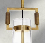 Machinist Glass Cylinder Pendant 12", 22"-pendant light-Manorlights