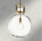 MACHINIST GLASS GLOBE PENDANT 10", 14", 18"-pendant light-Manorlights