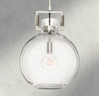 MACHINIST GLASS GLOBE PENDANT 10", 14", 18"-pendant light-Manorlights