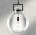 MACHINIST GLASS GLOBE PENDANT 10", 14", 18"-pendant light-Manorlights