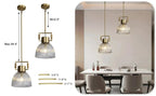 MACHINIST PRISMATIC CLOCHE PENDANT 10", 14", 18"-pendant light-Manorlights