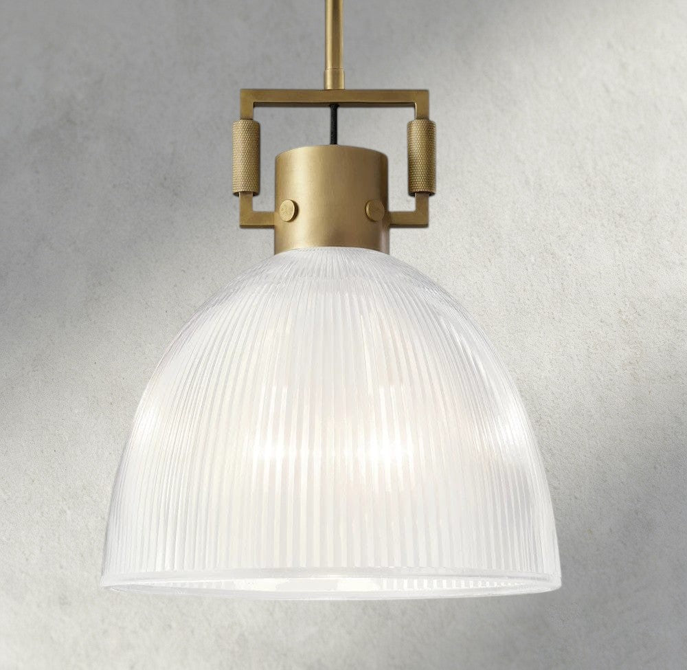 MACHINIST PRISMATIC CLOCHE PENDANT 10", 14", 18"-pendant light-Manorlights