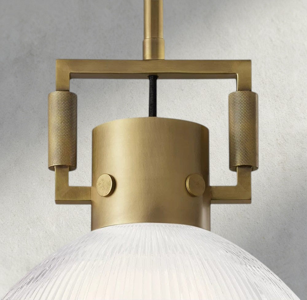 MACHINIST PRISMATIC CLOCHE PENDANT 10", 14", 18"-pendant light-Manorlights
