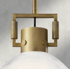 MACHINIST PRISMATIC CLOCHE PENDANT 10", 14", 18"-pendant light-Manorlights