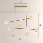 Mandel Linear Chandelier - Manorlights