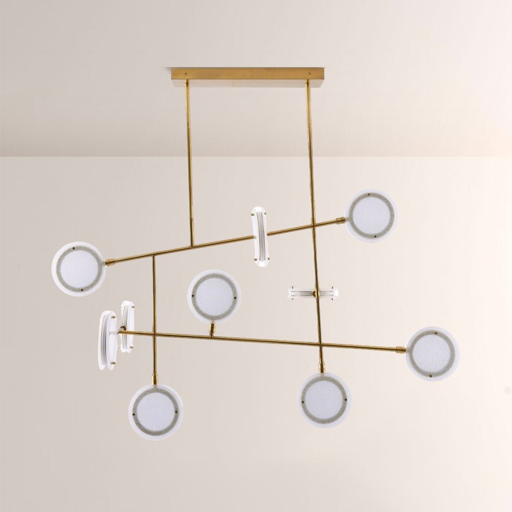 Mandel Linear Chandelier - Manorlights