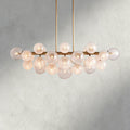 Brass Mandoza Linear Chandelier