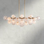 Brass Mandoza Linear Chandelier