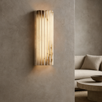 Marlo Alabaster Wall Sconce 12" by Manor Lights
