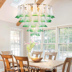 Marielle Mid Century Petal Chandelier - Manorlights