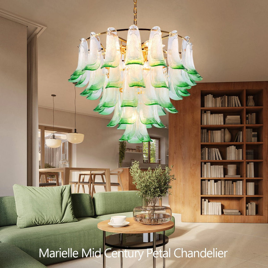 Marielle Mid Century Petal Chandelier - Manorlights