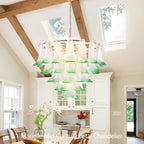 Marielle Mid Century Petal Chandelier - Manorlights