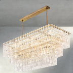 Marignan Tiered Rectangular Chandelier 60", 72"-chandelier-Manorlights