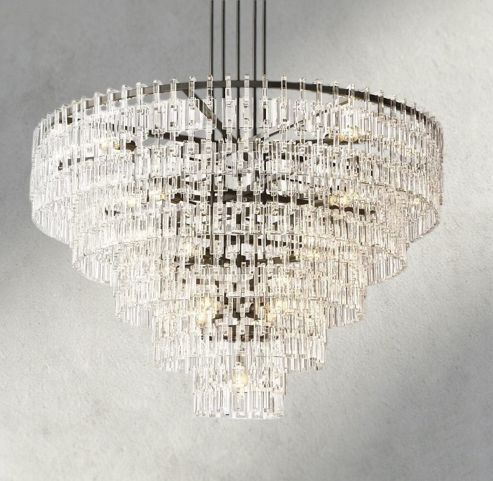Marignan Tiered Round Chandelier 36", 48", 60"-chandelier-Manorlights