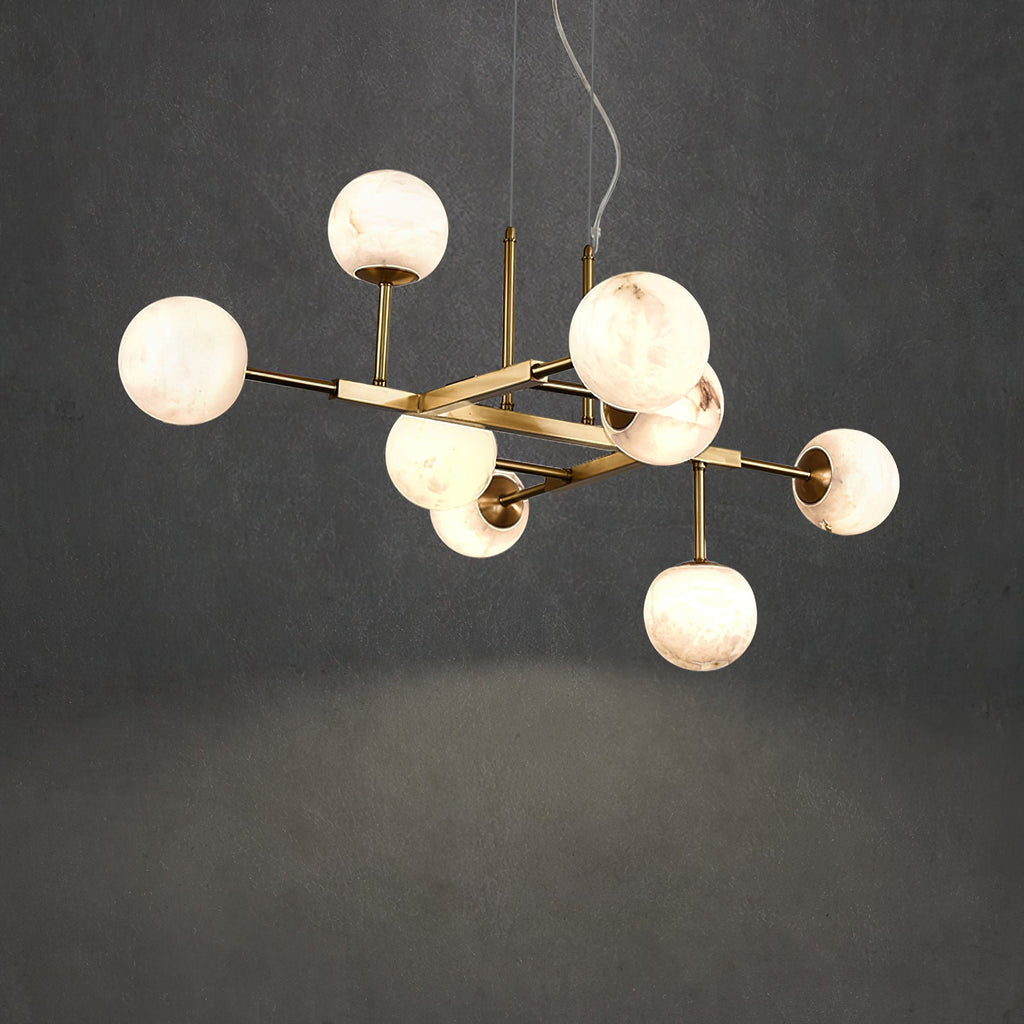 Maytoni Uva Alabaster Chandelier - L 41.3″GlodManorlights