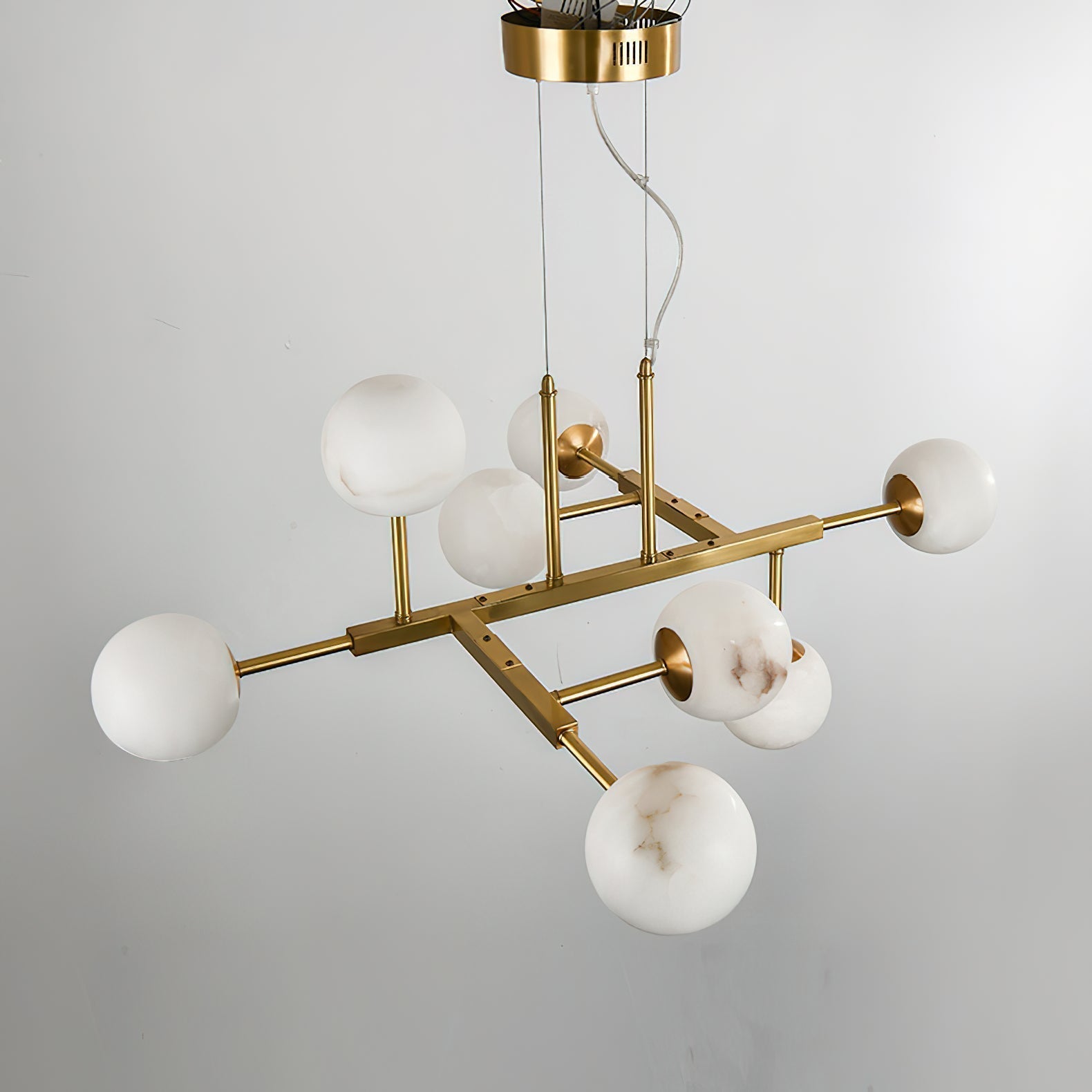 Maytoni Uva Alabaster Chandelier - L 41.3″GlodManorlights