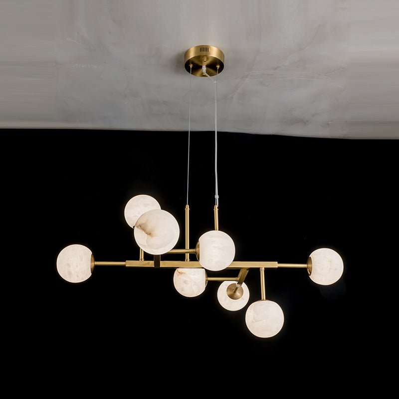 Maytoni Uva Alabaster Chandelier - L 43.3″GlodManorlights
