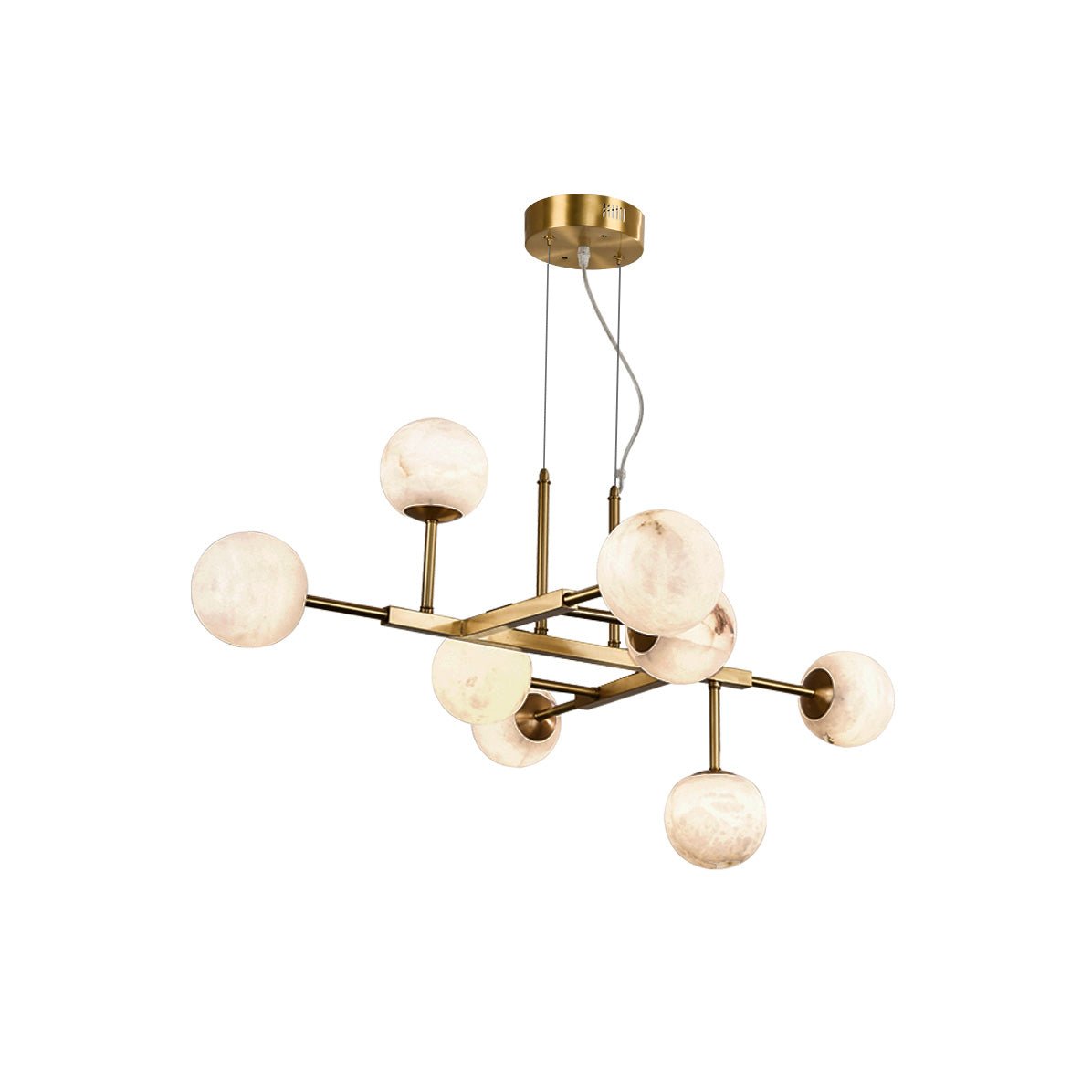 Maytoni Uva Alabaster Chandelier - L 43.3″GlodManorlights