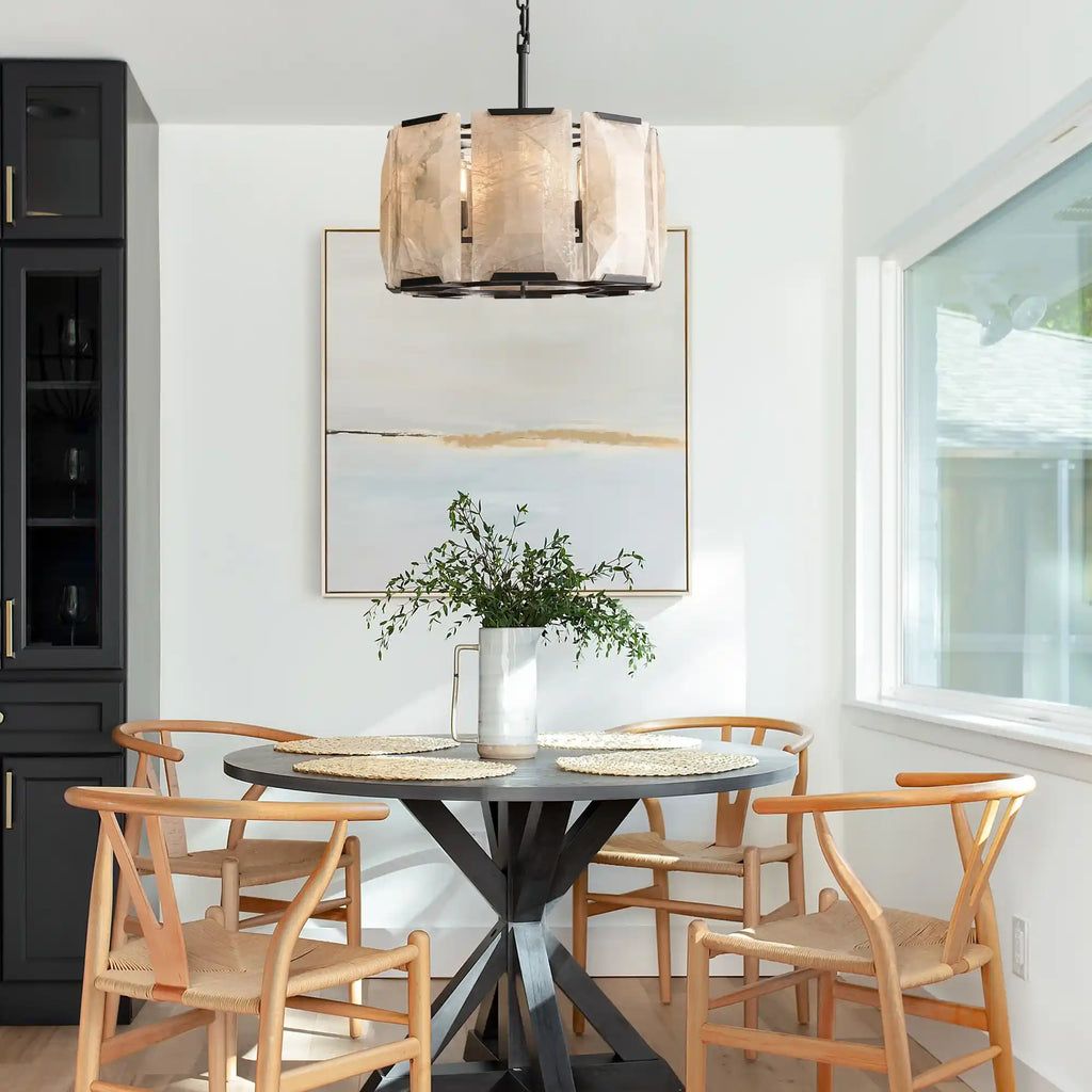 Harlow Calcite Round Chandelier 19", 31", 43", 60"