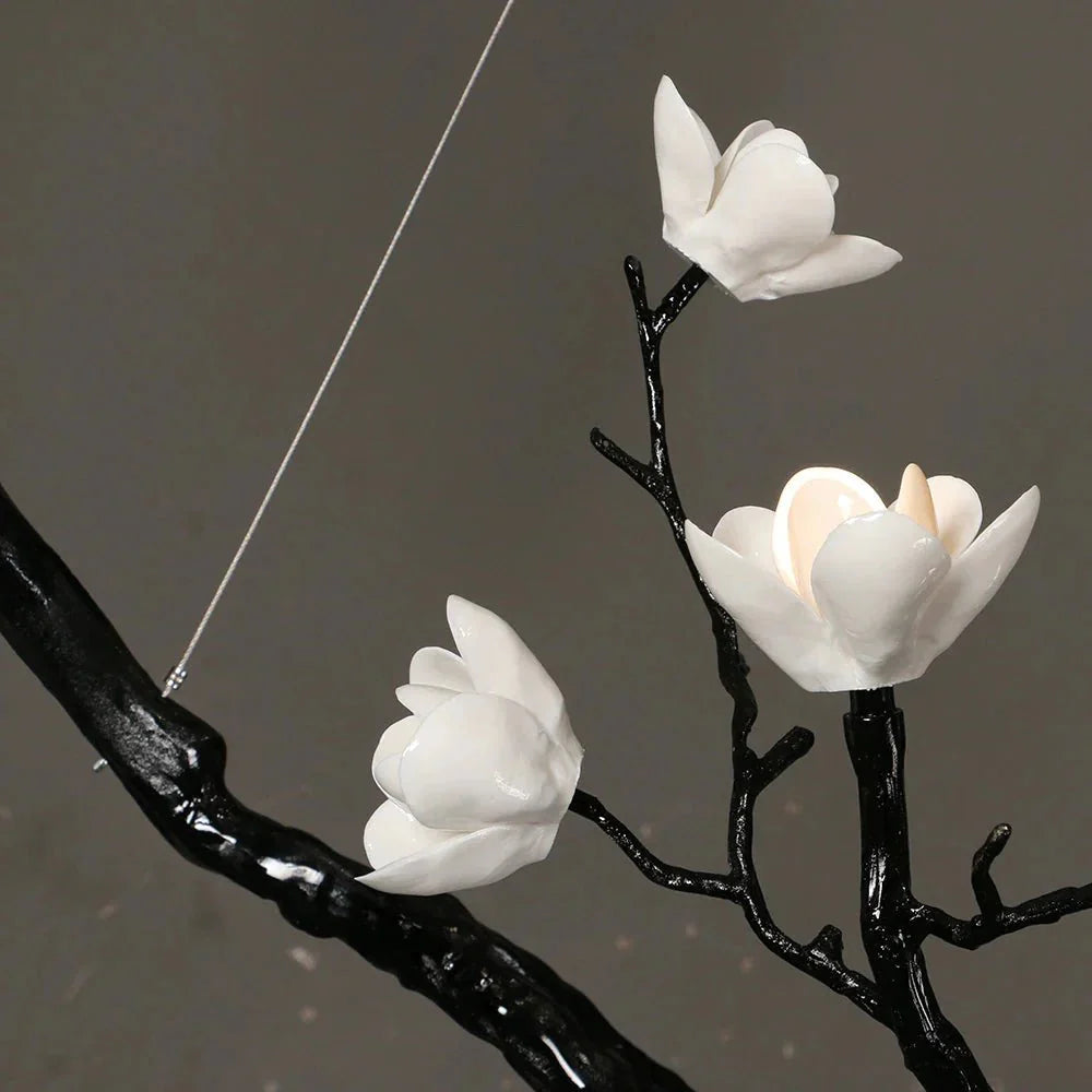 Minas Rustic Tree Branch Chandelier - Black47.24” ( 120 cm )Warm White 3000KBlushlighting