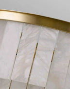 Modern Alabaster Tiered Chandelier - Copper+WhiteDia 100cm x H 77cm / D 39.4 x H 30.3Blushlighting