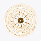 Modern Alabaster Tiered Chandelier - Copper+WhiteDia 100cm x H 77cm / D 39.4 x H 30.3Blushlighting