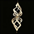 Modern Artistic Double Spiral Acrylic Chandelier for High Ceilings/Staircase/Foyer - D31.5"*H78.74"(D80cm*H200cm)/30kgWarm Light -  Manorlights