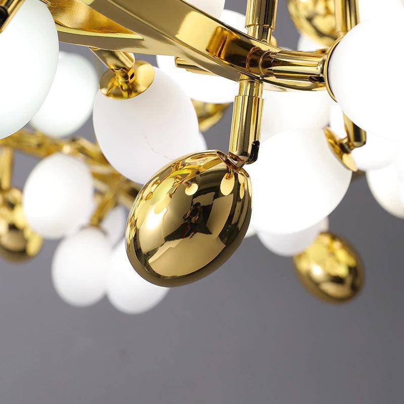 Modern Artistic Linear Grape Chandelier - 47.2" LBlushlighting