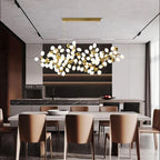 Modern Artistic Linear Grape Chandelier - 59" LBlushlighting