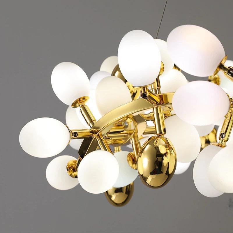 Modern Artistic Linear Grape Chandelier - 47.2" LBlushlighting