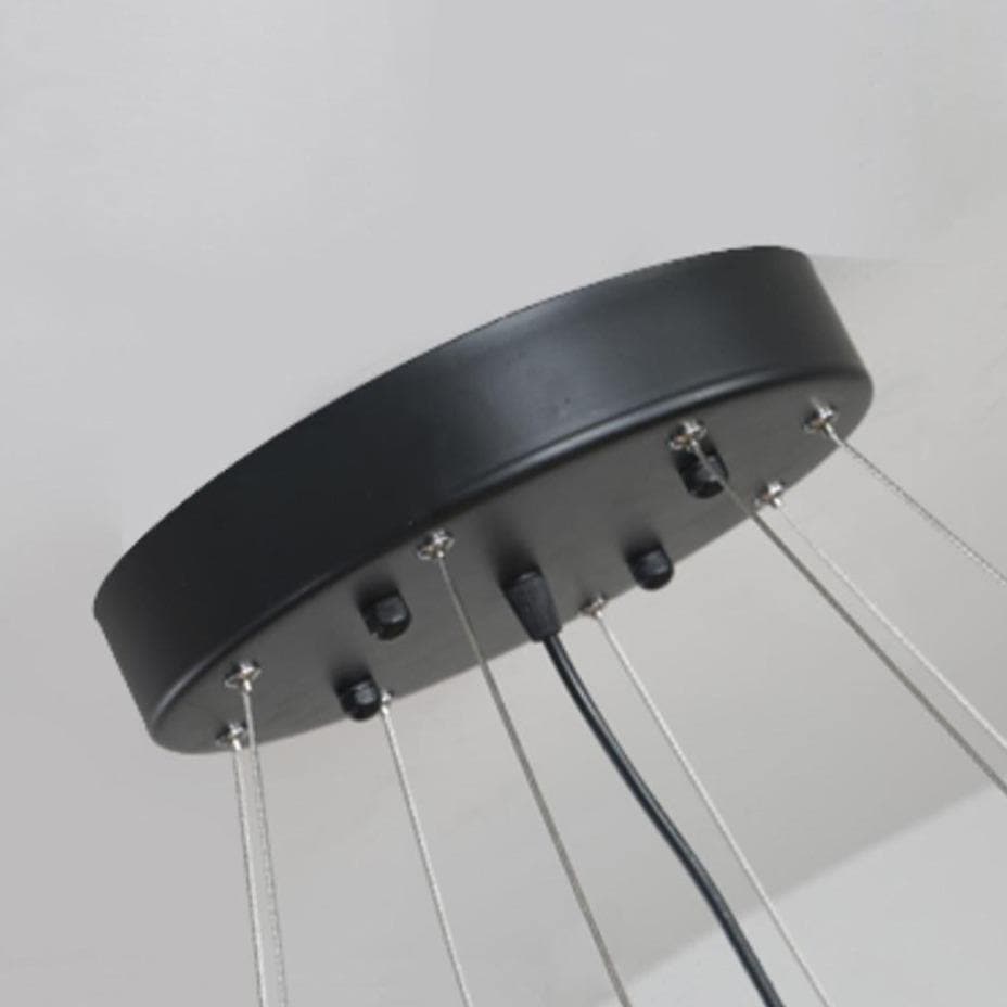 Modern Classic Black Crystal Round Chandelier 24"/ 32"/40" - W40" X H16"Manorlights