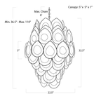 Montara Chandelier - Manorlights