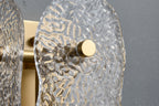 Ice Sculpture Glass Wall Sconce-wall sconce for bedroom,wall sconce for dining roo-Manorlights