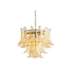 Murano Chandelier - 5 Layer D 76cm x H 78cm / ∅ 30″ x H 30.7″WhitePolished NickelBlushlighting
