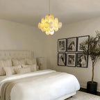 Murano Chandelier 36 White Disks - Dia 19.7″(50cm) x H 19.7″(50cm)WhiteBlushlighting