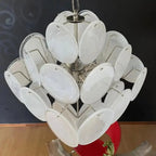 Murano Chandelier 36 White Disks - Dia 19.7″(50cm) x H 19.7″(50cm)WhiteBlushlighting