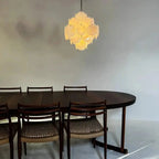 Murano Chandelier 36 White Disks - Dia 19.7″(50cm) x H 19.7″(50cm)WhiteBlushlighting