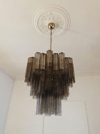Murano Chandelier – 48 tubes – Smoked - Manorlights