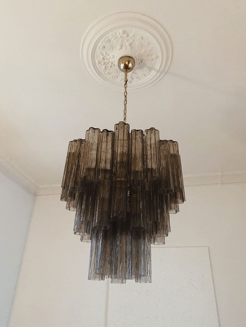 Murano Chandelier – 48 tubes – Smoked - Manorlights