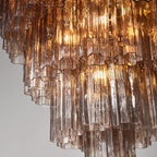 Murano Chandelier – 48 tubes – Smoked - Manorlights