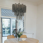 Murano Chandelier – 48 tubes – Smoked - Manorlights