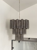 Murano Chandelier – 48 tubes – Smoked - Manorlights