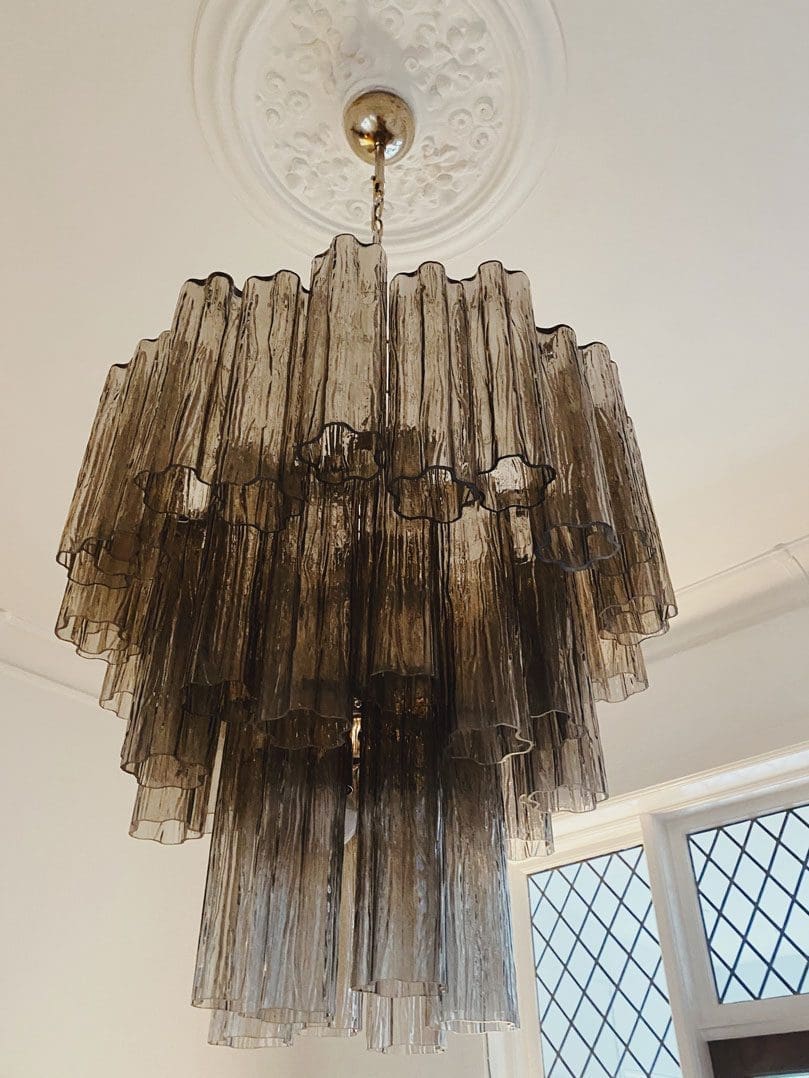 Murano Chandelier – 48 tubes – Smoked - Manorlights