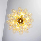 Murano Chandelier - 3 Layer ∅ 19.6″ x H 16.9″ / Dia 50cm x H 43cmWhitePolished NickelBlushlighting